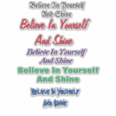 custom cut quote sticker (Voorkant)