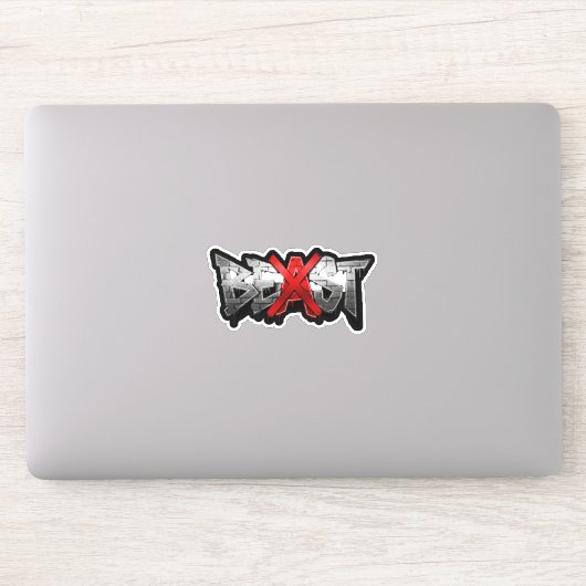 Custom-Cut Vinyl BEAST Logo Sticker (Computer)