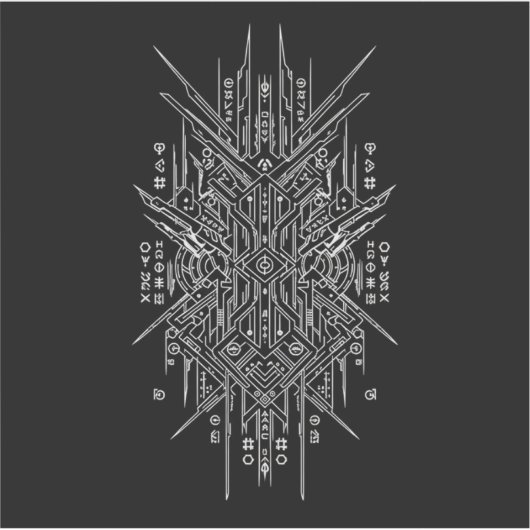 Custom-Cut Vinyl Sticker (Devant)