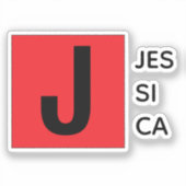 Custom-Cut Vinyl Sticker (Recto)