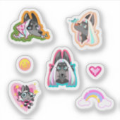 Custom-Cut Vinyl Sticker (Devant)