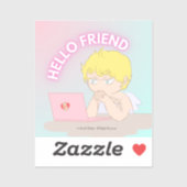 Custom-Cut Vinyl Sticker (Feuille)