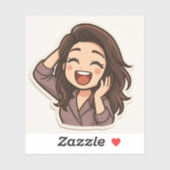 Custom-Cut Vinyl Sticker (Feuille)