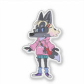 Custom-Cut Vinyl Sticker (Devant)