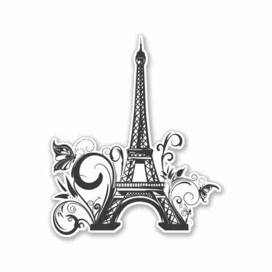 Custom-Cut Vinyl Sticker (Devant)