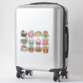 Custom-Cut Vinyl Sticker (Sur valise)