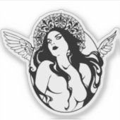 Custom-Cut Vinyl Sticker (Devant)