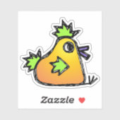 Custom-Cut Vinyl Sticker - Chester Chicken (Vel)