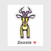Custom-Cut Vinyl Sticker - Isabella Impala (Vel)