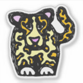 Custom-Cut Vinyl Sticker - Jayla Jaguar (Voorkant)