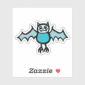 Custom-Cut Vinyl Sticker - Veronica Vampire Bat (Feuille)