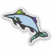 Custom-Cut Vinyl Sticker - Xola Xiphias Gladius (Devant)