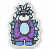 Custom-Cut Vinyl Sticker - Yardley Yeti (Devant)