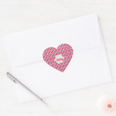 Custom cute cherry pattern  hart sticker (Envelop)
