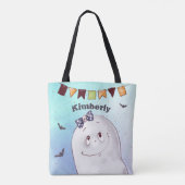Custom Cute Ghost Draagtas (Achterkant)