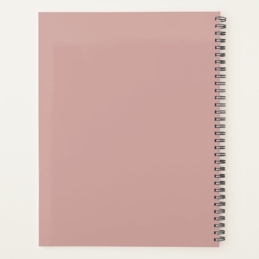 Custom Cute Pink Minimal 2025 Calendar  Planner (Dos)