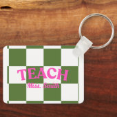Custom Cute Teach Keychain (Voorkant)