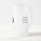 Custom Dad Baseball Matglas Bierpul (Voorkant rechts)