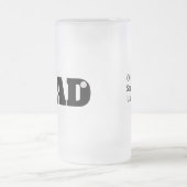 Custom Dad Baseball Matglas Bierpul (Center)