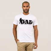 Custom Dad Baseball T-Shirt (Voorkant volledig)