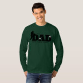Custom Dad Baseball T-shirt (Voorkant volledig)