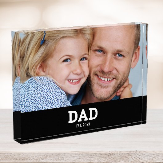 Custom Dad Established Modern Fotoblokken