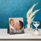 Custom Dad Established Modern Photo Fotoplaat (Insitu)