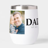 Custom Dad Established Photo Fathers Day (Arrière)