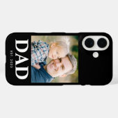 Custom Dad Established Photo Fathers Day Case-Mate iPhone Case (Achterkant (horizontaal))