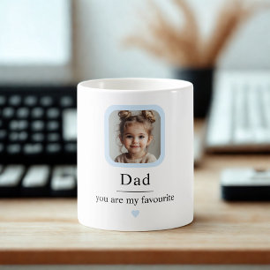 Custom Dad met Kind Foto   Jij bent mijn favoriet Koffiemok