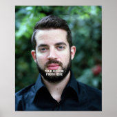 Custom Dad Photo Poster - Vaderdag Gift Print (Voorkant)