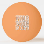 Custom Dad Ping Pong is het leven Grappig Ping Pon Pingpongballen (Voorkant)