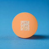 Custom Dad Ping Pong is het leven Grappig Ping Pon Pingpongballen