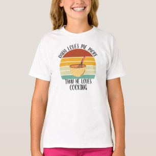 CUSTOM Dada houdt meer van mij dan van koken T-shirt