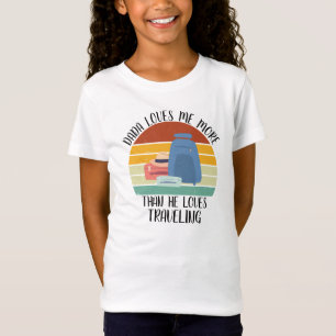 CUSTOM Dada houdt meer van mij dan van reizen T-shirt
