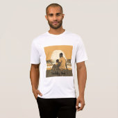 Custom Daddy et I T-shirt (Devant entier)