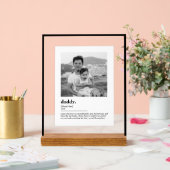 Custom Daddy Gift Dictionary Definition Photo (Mariage)