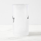 Custom Daddy Opgericht Jaar Vaderdag Matglas Bierpul (Center)