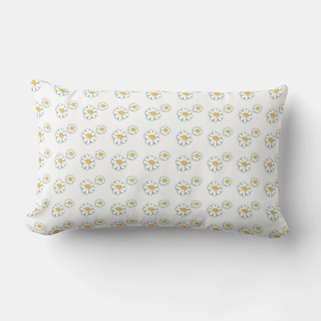 Custom Daisies Pillow Kussen (Voorkant)