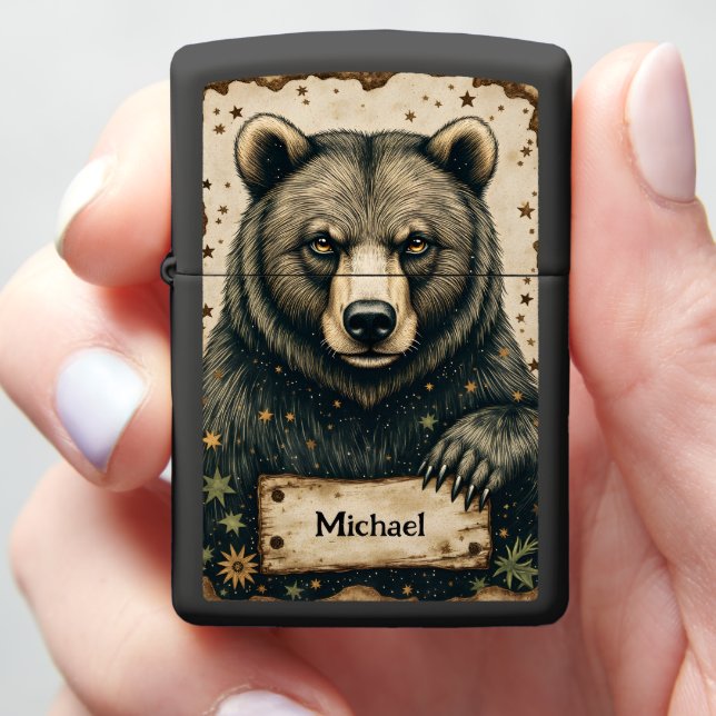 Custom Dark Bear Starry Night (In Hand)