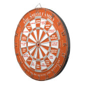 Custom Dartboard Plus Activity Beslissingsbord Dartbord (Voorkant Rechts)