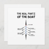 Custom De echte delen van de Boat flatcard (Voorkant / Achterkant)