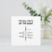 Custom De echte delen van de Boat flatcard (Staand voorkant)