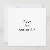 Custom De echte delen van de Boat flatcard (Achterkant)