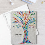 Custom de Tree Of Life Rainbow<br><div class="desc">Ce planificateur unique est décoré d'un arbre de vie aux couleurs vives sur un arrière - plan gris pâle. Le design original a été réalisé en mosaïque à l'aide de minuscules morceaux de verre aux couleurs vives. Customisez-le avec votre nom et votre année. Mosaïque originale © Michele Davies.</div>