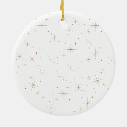 Custom Deer Christmas Ornament (Achterkant)