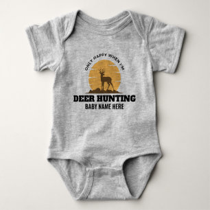Custom Deer Hunting Jersey Bodysuit for Baby