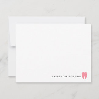 Custom Dentist Stationery Dentist Note Cards Notitiekaartje