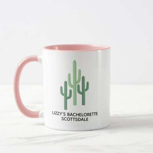 Custom Desert Cactus Mug Scottsdale (Gauche)