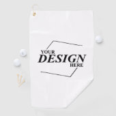 Custom Design Creëer Uw eigen Sjabloon Golfhanddoek (Insitu)